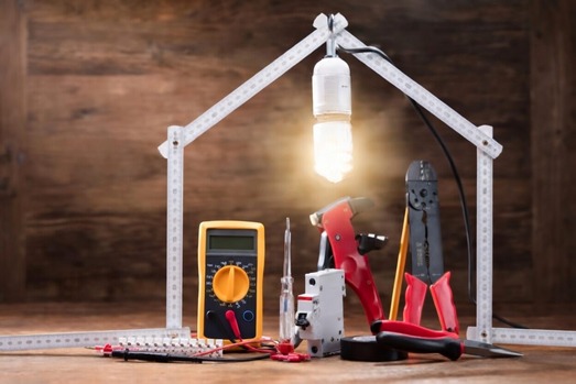 Electrician tools and equipment
